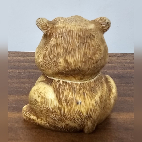 Vintage 2001 Pot Belly Harmony Kingdom Cubby's Blues Bear Trinket Box Hidden - Picture 5 of 13